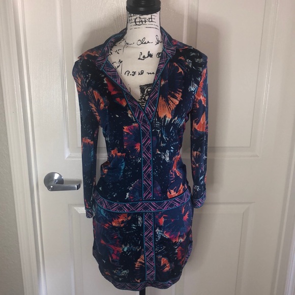 BCBGMaxAzria Dresses & Skirts - BCBG Maxazria summer 3/4 sleeve dress